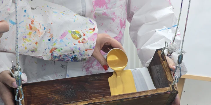 Zážitkové maľovanie zábavnými technikami - Gravity Art či 3D pasta