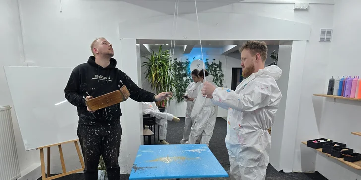 Zážitkové maľovanie zábavnými technikami - Gravity Art či 3D pasta