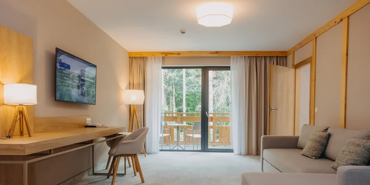 Vo dvojici alebo s rodinou do poľských Krkonôš: krásny 5* rezort s jedlom a neobmedzeným wellness
