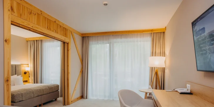 Vo dvojici alebo s rodinou do poľských Krkonôš: krásny 5* rezort s jedlom a neobmedzeným wellness