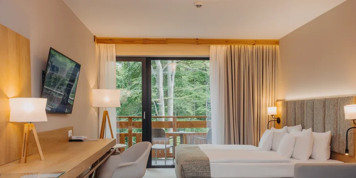 Vo dvojici alebo s rodinou do poľských Krkonôš: krásny 5* rezort s jedlom a neobmedzeným wellness