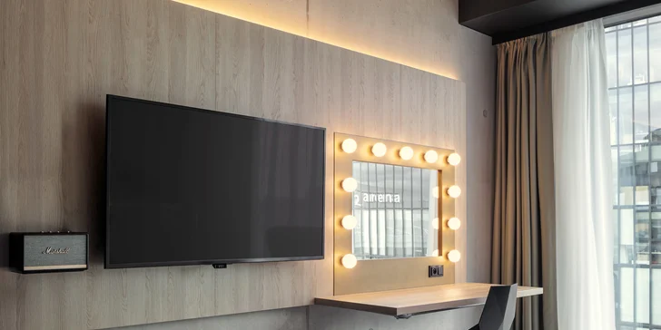 Moderný Stages Hotel**** pri O2 aréne: vychýrená kuchyňa, parkovanie v cene a skvelá dostupnosť do centra