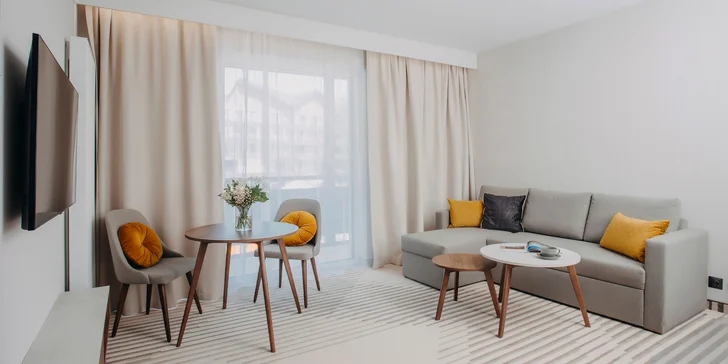 Świeradów-Zdrój: krásne apartmány, moderné wellness a raňajky alebo polpenzia