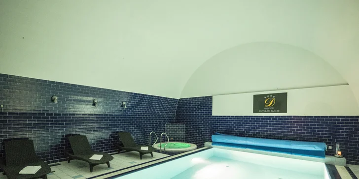 Pobyt v historickom Tábore: 4* hotel, bohaté raňajky aj polpenzia, wellness aj kúpeľ