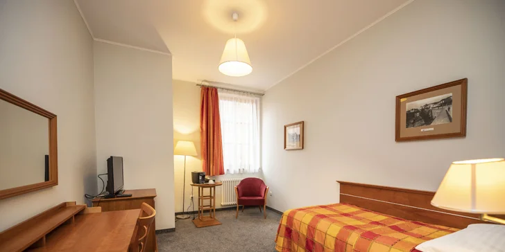 Pobyt v historickom Tábore: 4* hotel, bohaté raňajky aj polpenzia, wellness aj kúpeľ