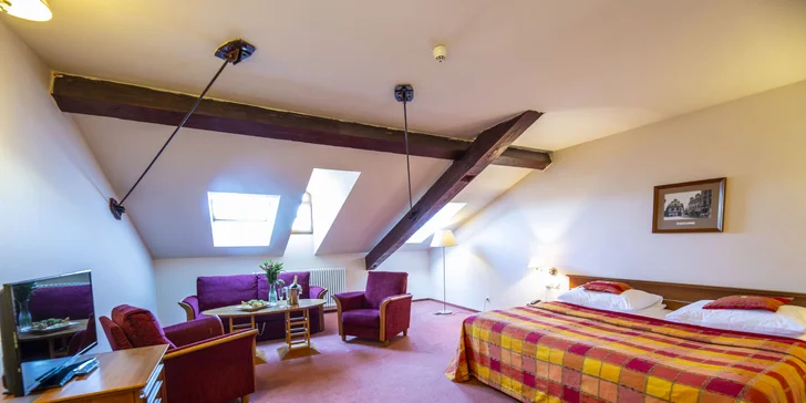 Pobyt v historickom Tábore: 4* hotel, bohaté raňajky aj polpenzia, wellness aj kúpeľ