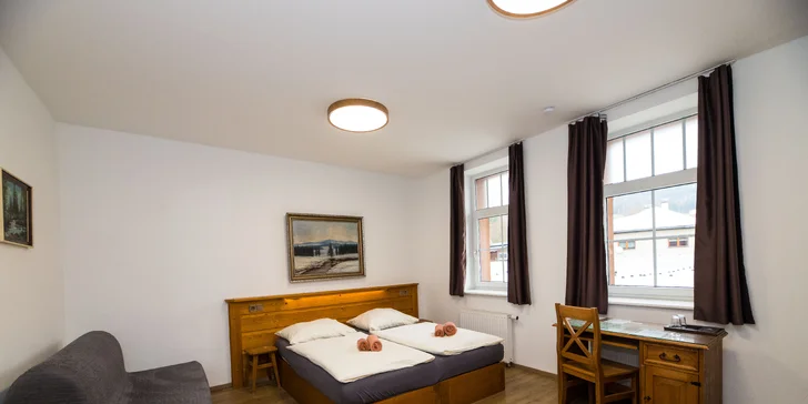 Pobyt v Beskydách na Valašsku: raňajky alebo polpenzia, balíčky s wellness aj masážou