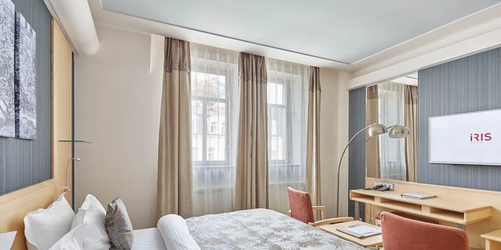 4* hotel len 2 min. od kolonády: jedlo, neobmedzený wellness aj procedúry