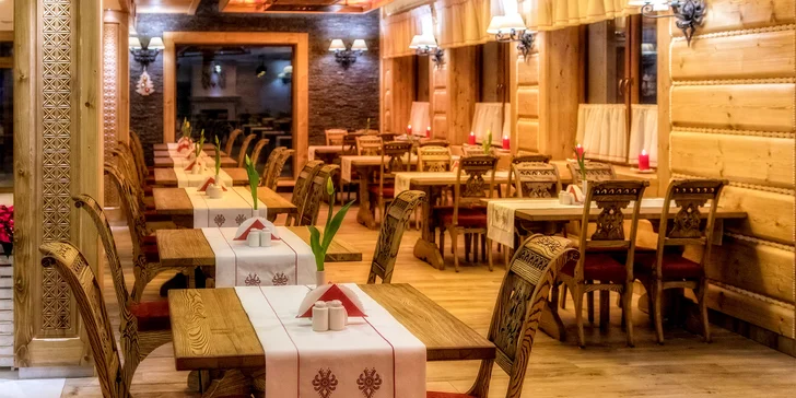 Skvelý oddych v útulnom Hoteli Gold**** v Zakopanom s wellness a stravou