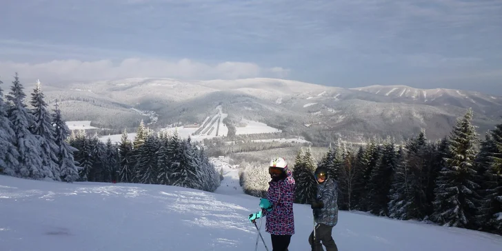 Dovolenka v Jeseníkoch pod Ramzovou: polpenzia, krytý aj vyhrievaný bazén s morskou vodou