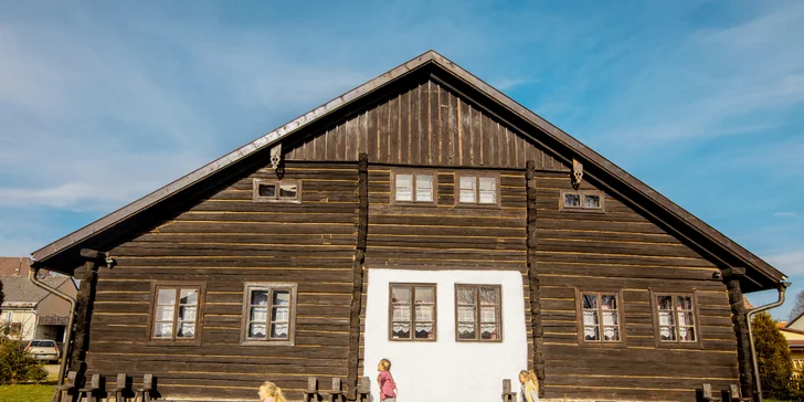 Pobyt v pravej šumavskej drevenici pre pár aj rodinu: raňajky alebo polpenzia