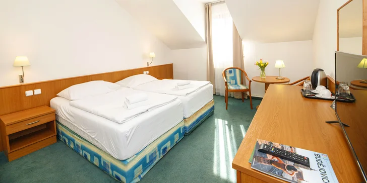 Pobyt v centre Českých Budějovíc: hotel priamo na námestí a bufetové raňajky