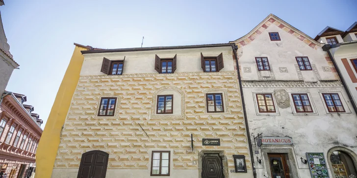 Pobyt s raňajkami v historickom centre Českého Krumlova: budova zo 16. storočia, na zámok 5 minút