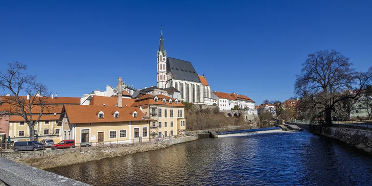 Pobyt s raňajkami v historickom centre Českého Krumlova: budova zo 16. storočia, na zámok 5 minút