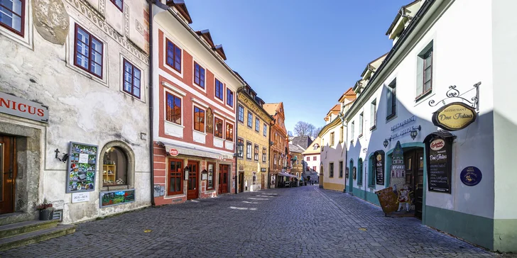 Pobyt s raňajkami v historickom centre Českého Krumlova: budova zo 16. storočia, na zámok 5 minút