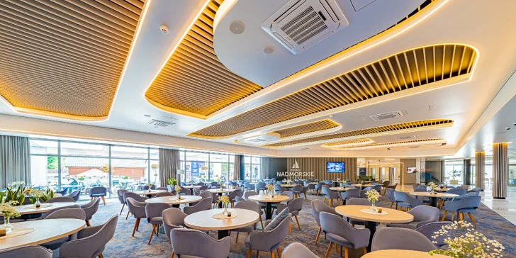 4* rodinný hotel s termálnymi kúpeľmi: polpenzia, detské ihrisko aj herňa, 300 m od pláže