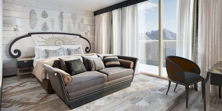 5* rezort v centre Zakopaného s wellness, stravou a výhľadom na hory