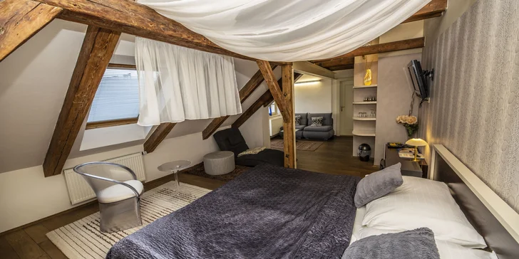 Romantický pobyt v centre Českého Krumlova s raňajkami a Proseccom
