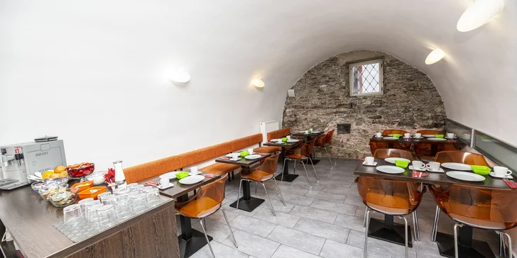 Romantický pobyt v centre Českého Krumlova s raňajkami a Proseccom
