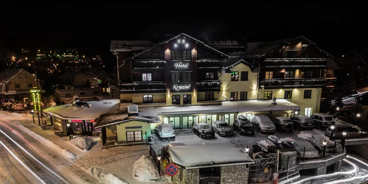 Aktívny pobyt v Krkonošiach: polpenzia, wellness aj romantický balíček s masážou