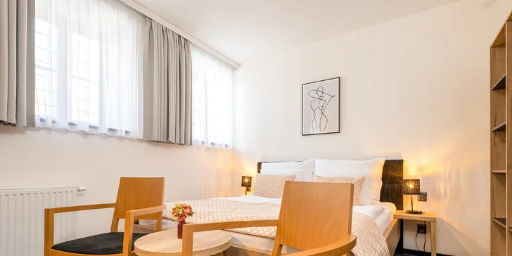 Krásy Českého Krumlova: zrekonštruovaný penzión pri rieke a raňajky