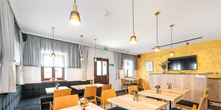 Krásy Českého Krumlova: zrekonštruovaný penzión pri rieke a raňajky