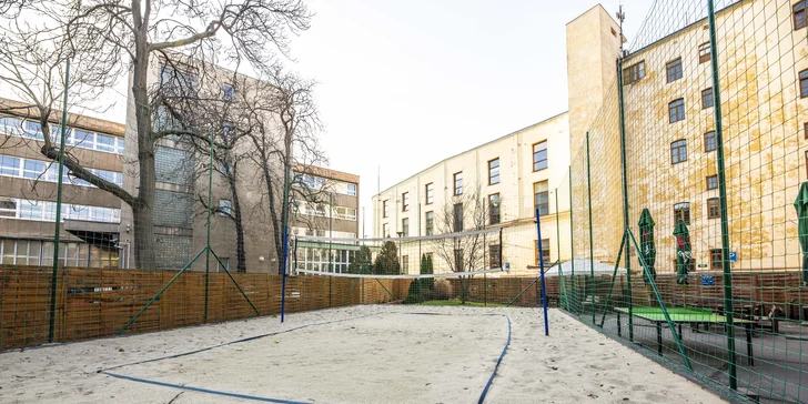 Hostel v pražských Holešoviciach, vrátane bufetových raňajok, bazéna a sauny