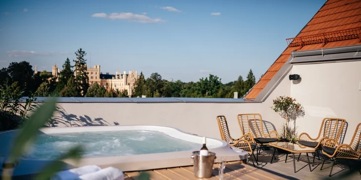 Luxusný rezort s pivovarom v centre Lednice: raňajky, na výber aj vírivka či pivný kúpeľ
