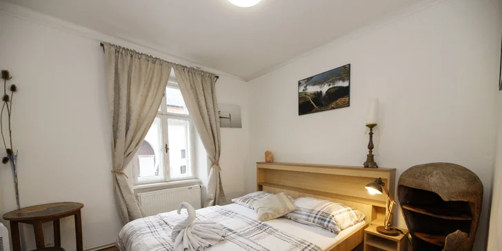 Historický penzión so záhradou priamo pod Sv. kopečkom v Mikulove s výhľadom na zámok