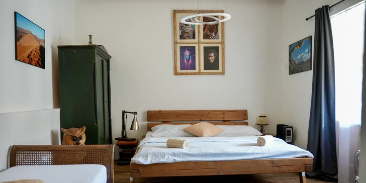 Historický penzión so záhradou priamo pod Sv. kopečkom v Mikulove s výhľadom na zámok