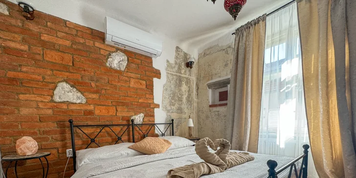 Historický penzión so záhradou priamo pod Sv. kopečkom v Mikulove s výhľadom na zámok