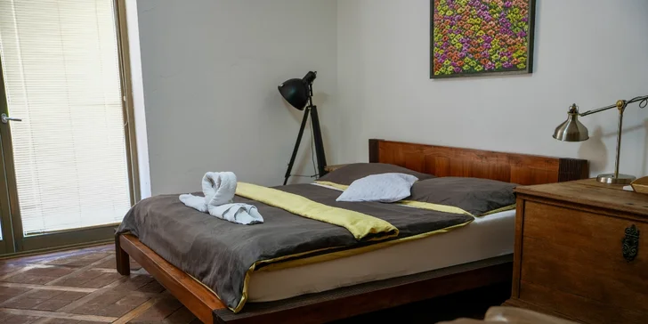 Historický penzión so záhradou priamo pod Sv. kopečkom v Mikulove s výhľadom na zámok