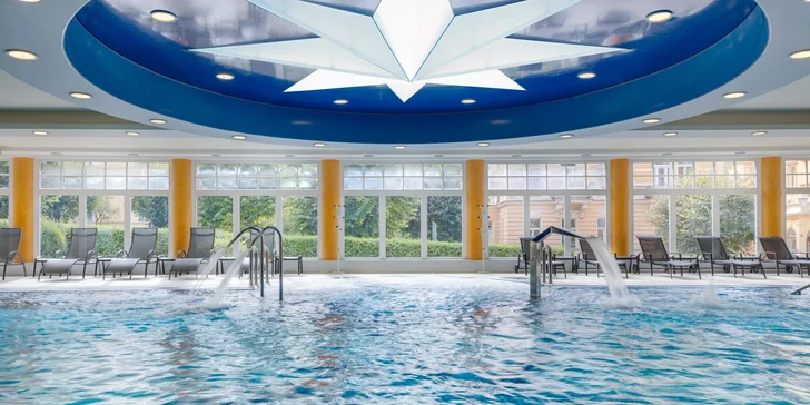 4* luxusný hotel v centre Mariánskych Lázní s wellness a polpenziou