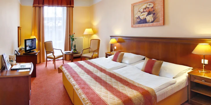 4* luxusný hotel v centre Mariánskych Lázní s wellness a polpenziou