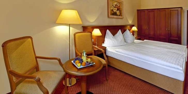 4* luxusný hotel v centre Mariánskych Lázní s wellness a polpenziou