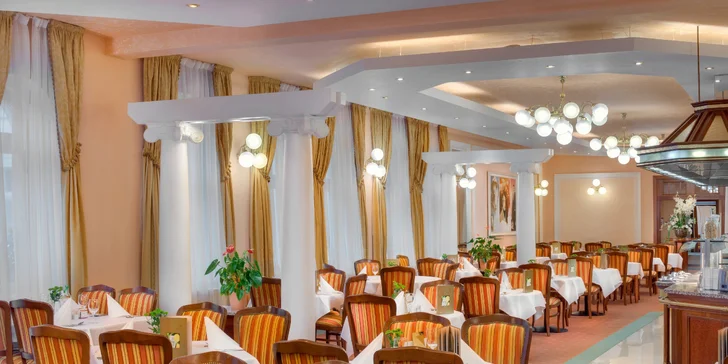 4* luxusný hotel v centre Mariánskych Lázní s wellness a polpenziou