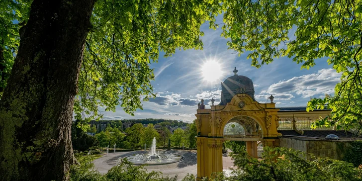 4* luxusný hotel v centre Mariánskych Lázní s wellness a polpenziou