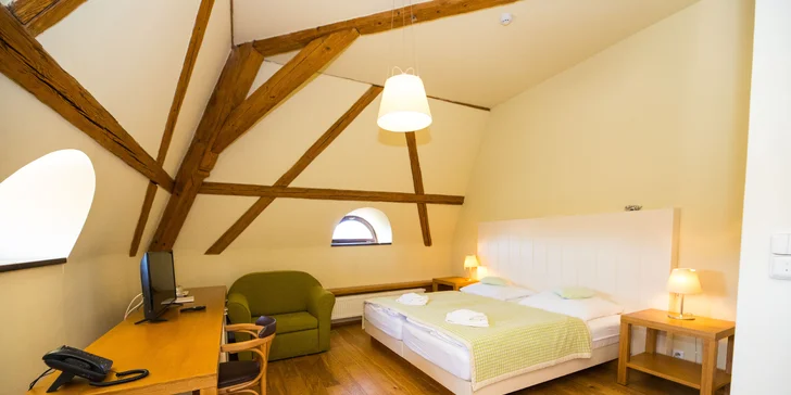 Luxusný 4* pobyt na Vysočine: polpenzia, wellness a jacuzzi