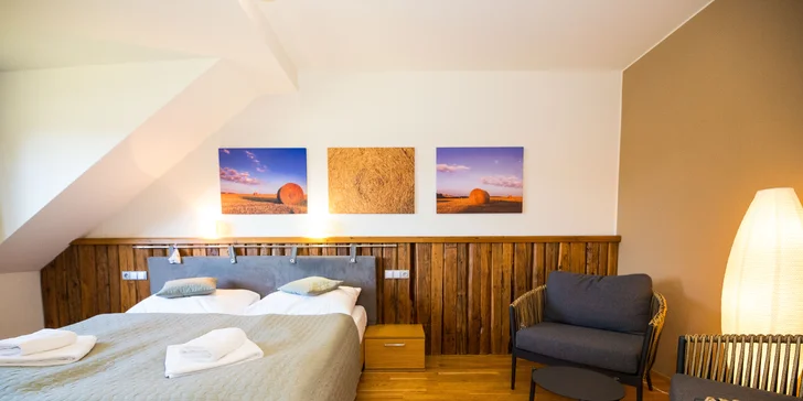 Luxusný 4* pobyt na Vysočine: polpenzia, wellness a jacuzzi