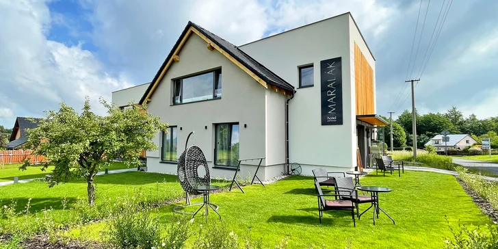 Dizajnový hotel v Beskydách: apartmán s vírivkou, vychýrená kuchyňa, polpenzia