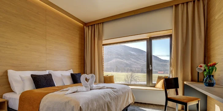 Dizajnový hotel v Beskydách: apartmán s vírivkou, vychýrená kuchyňa, polpenzia