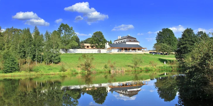 Luxusný 4* pobyt na Vysočine: polpenzia, wellness a jacuzzi