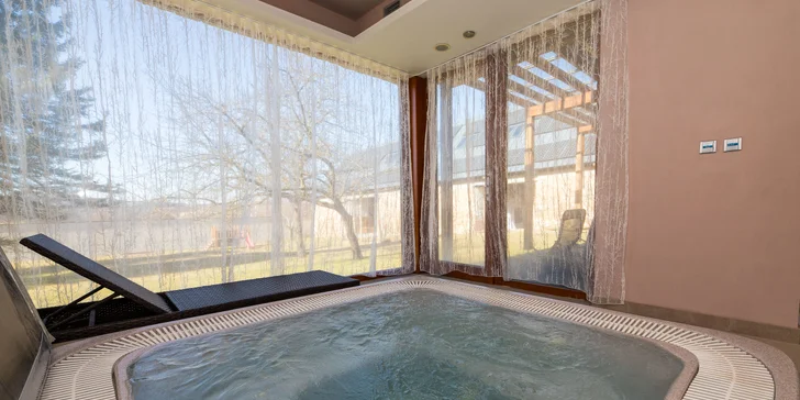 Luxusný 4* pobyt na Vysočine: polpenzia, wellness a jacuzzi