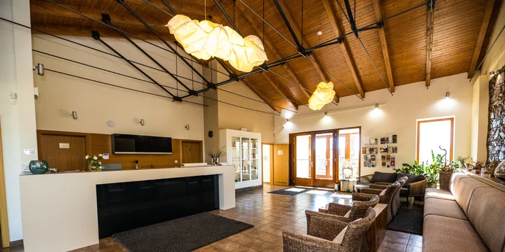 Luxusný 4* pobyt na Vysočine: polpenzia, wellness a jacuzzi