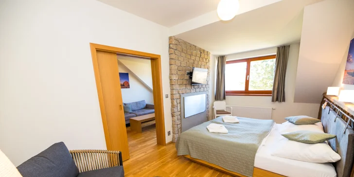 Luxusný 4* pobyt na Vysočine: polpenzia, wellness a jacuzzi