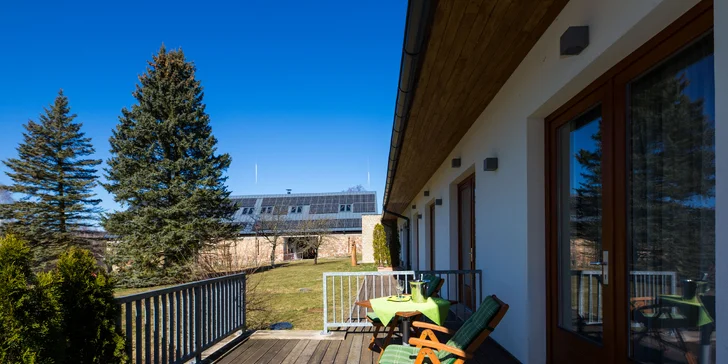 Luxusný 4* pobyt na Vysočine: polpenzia, wellness a jacuzzi