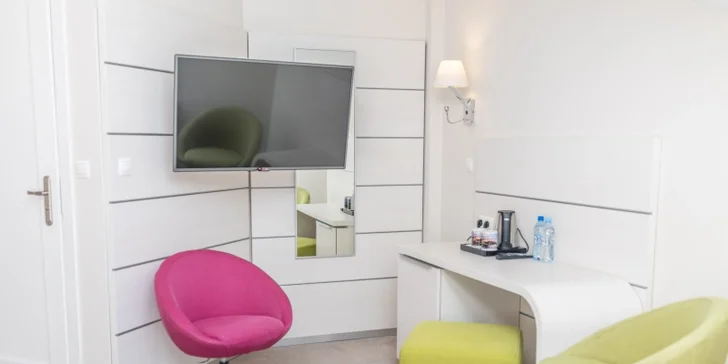 Pokojný hotel neďaleko Energylandie s raňajkami či polpenziou