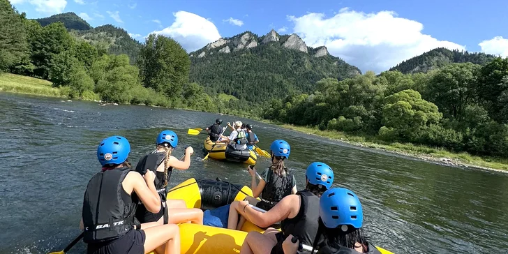 Tip na darček pre dobrodruha: Splav Dunajca na raftoch