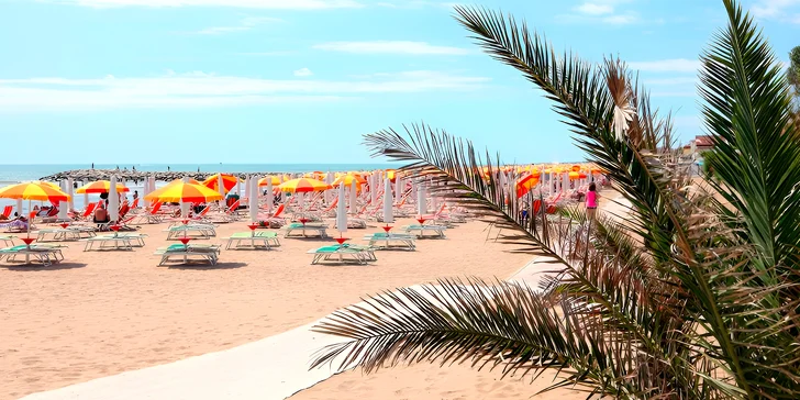 Talianske prázdniny: 4* hotel s bazénom, 500 metrov od pláže, polpenzia aj plná penzia