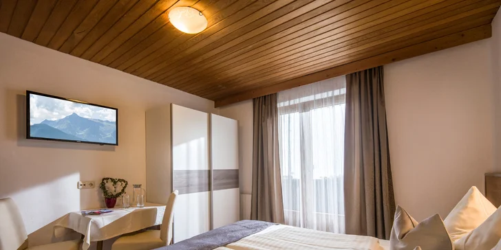 Dovolenka v rakúskom údolí Zillertal: horský hotel s polpenziou a saunovým svetom